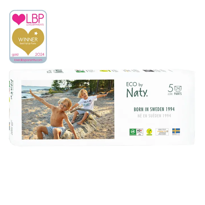 Органічні підгузки-трусики Eco by Naty Розмір 5 (від 12 до 18 кг) 34 шт — Photo 10