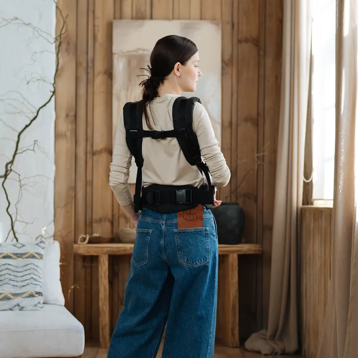 Ерго-рюкзак Love &amp; Carry ONE Cotton+Bamboo Трюфель — Photo 9