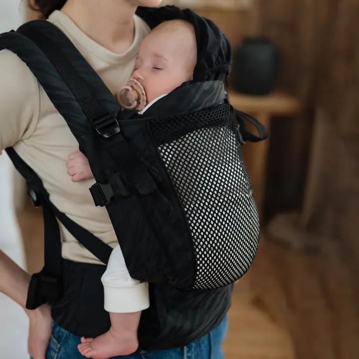 Ерго-рюкзак Love &amp; Carry ONE Cotton+Bamboo Трюфель — Photo 11