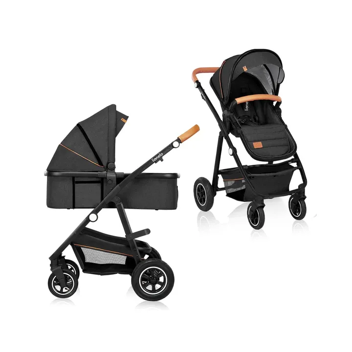 Універсальна коляска 2 в 1 Lionelo AMBER GREY GRAPHITE — Photo 2