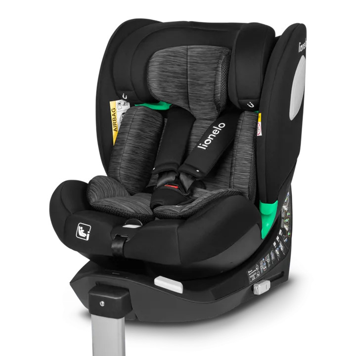 Дитяче автокрісло Lionelo BRAAM I-size BLACK CARBON — Photo 4