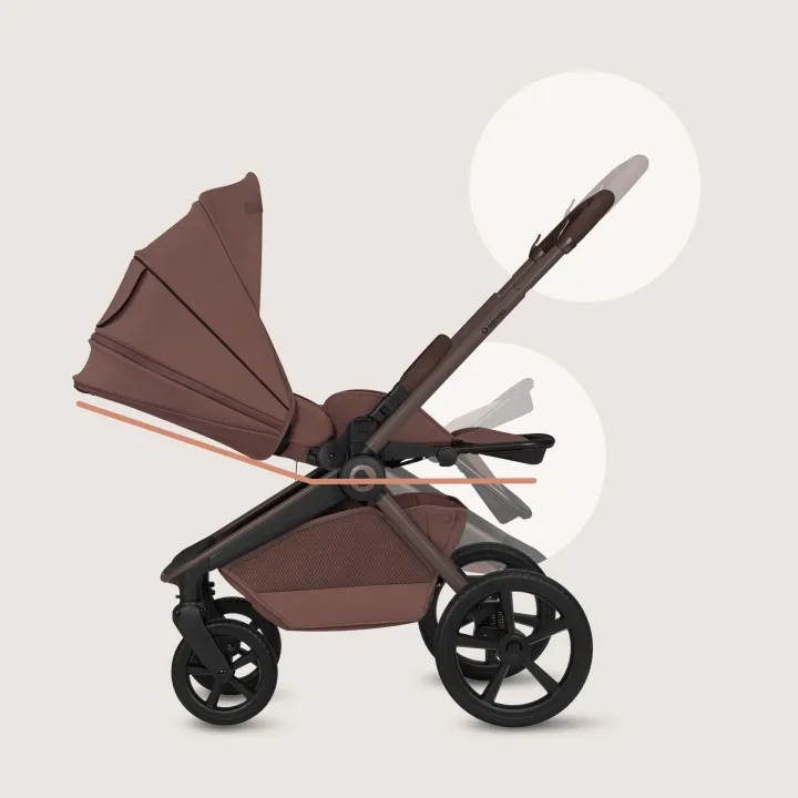 Універсальна коляска 3 в 1 Lionelo FREYA 3IN1 BROWN CHOCOLATE — Photo 11