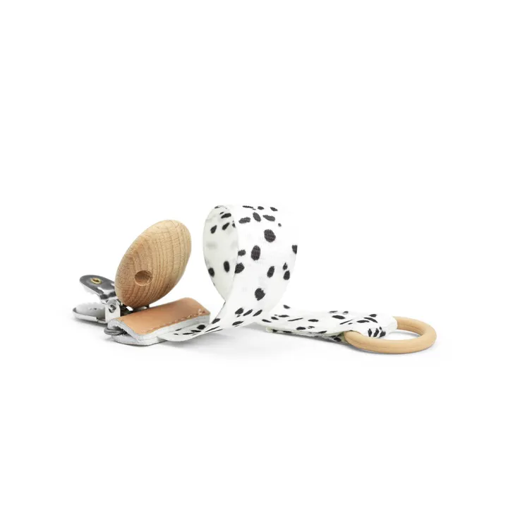 Тримач для пустушки Elodie Details Wood Dalmatian Dots — Photo 3