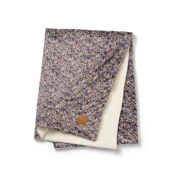 Плед Elodie Details Pearl Velvet Blanket Blue Garden — Photo 3