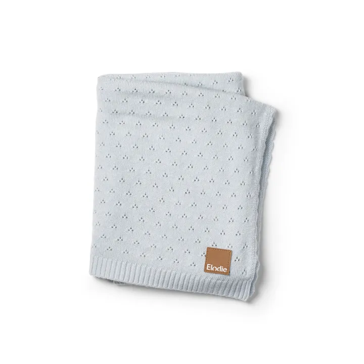 Плед Elodie Details Pointelle Blanket Bermuda Blue — Photo 3