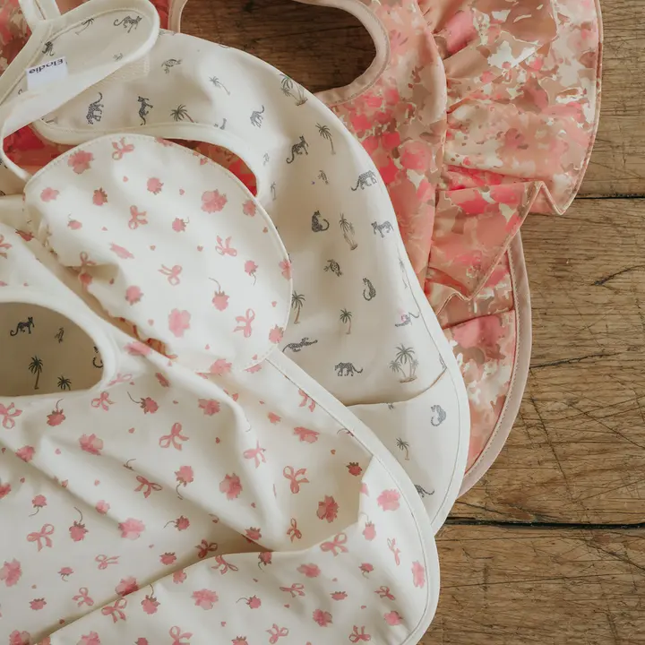 Нагрудник для годування Elodie Details Baby Bib River Rose — Photo 5