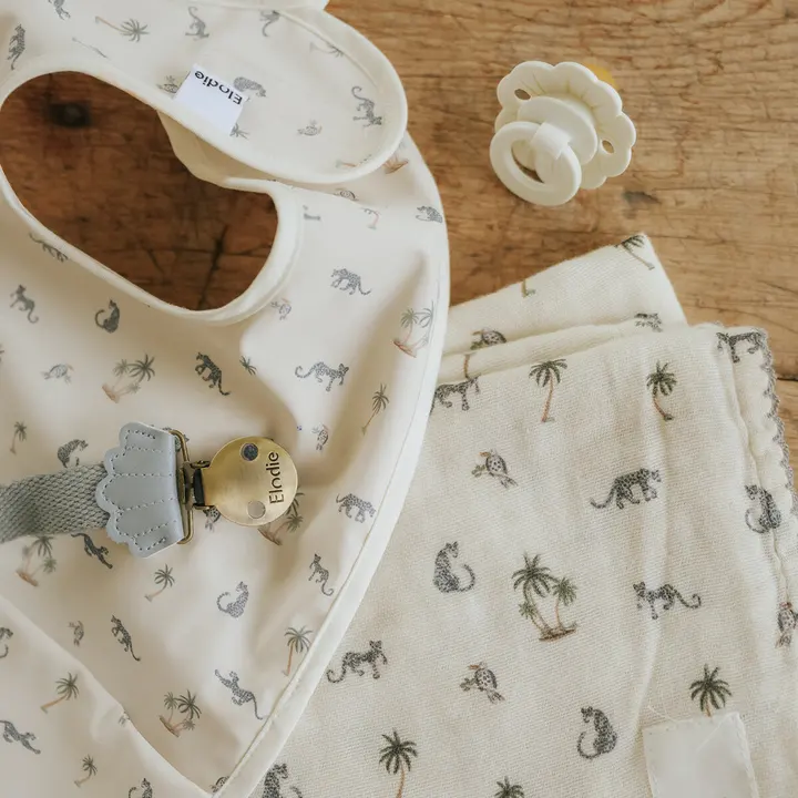 Нагрудник для годування Elodie Details Baby Bib Garden Leo's Resort — Photo 9