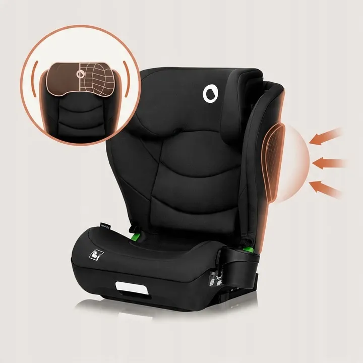 Дитяче автокрісло Lionelo NEAL I-SIZE BLACK CARBON — Photo 6