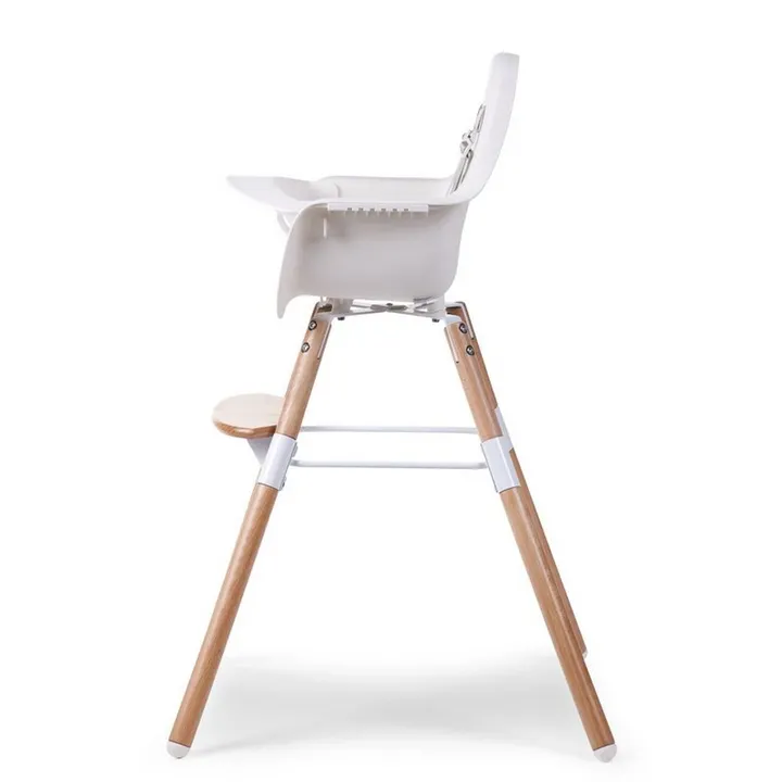 Стілець для годування Childhome Evolu 2 з бампером natural/white, арт. CHEVOCHNW — Photo 24