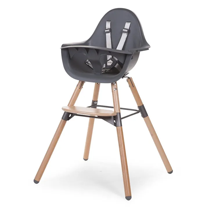 Стілець для годування Childhome Evolu 2 з бампером natural/anthracite, арт. CHEVOCHNA — Photo 15