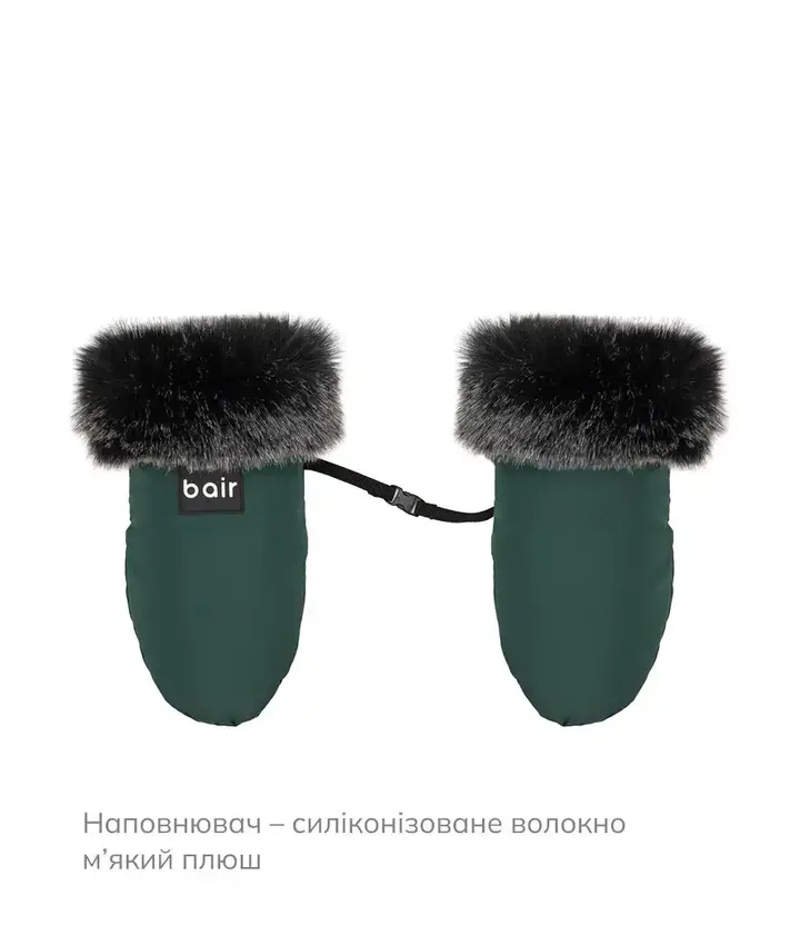 Рукавиці на коляску Bair Northmuff Amazing Green — Photo 4