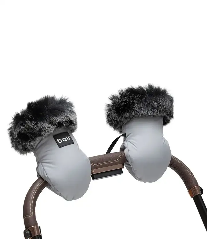 Рукавиці на коляску Bair Northmuff Owl Grey — Photo 5