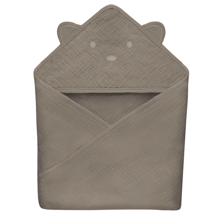 Рушник Lionelo MUSLIN HOODED TOWEL BEIGE CAPUCCINO — Photo 2