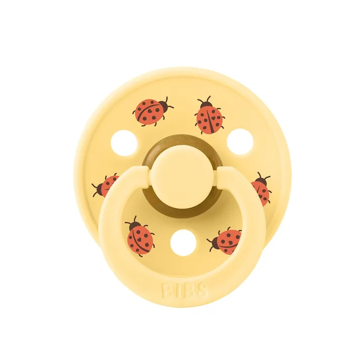 Пустушка Studio Colour Latex Round (кругла) Ladybug Friends – Pale Butter 0-6 міс. — Photo 4
