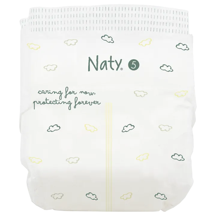 Одноразові дитячі підгузки BioEmbrace "NATY". Розмір 5 (11-25 кг.), 40 шт. в упаковці. — Photo 13