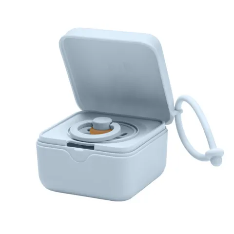 Контейнер для пустушок BIBS Pacifier Box Baby Blue — Photo 12