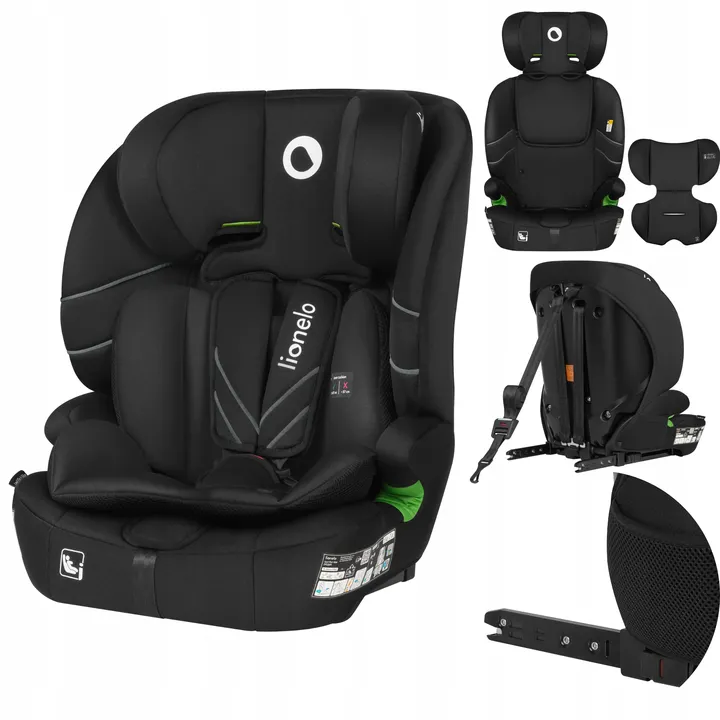 Дитяче автокрісло Lionelo LEVI FIX I-SIZE BLACK CARBON — Photo 11