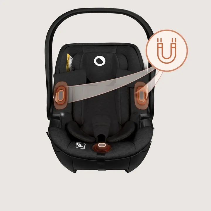 База з автокріслом Lionelo MOXIE I-SIZE SET BLACK CARBON — Photo 9