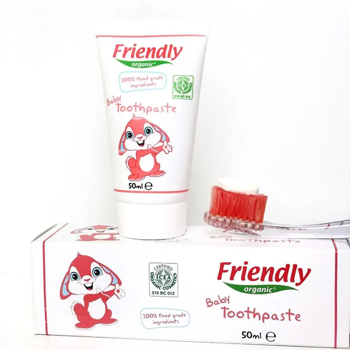 Органічна дитяча зубна паста Friendly Organic 50 мл — Photo 15