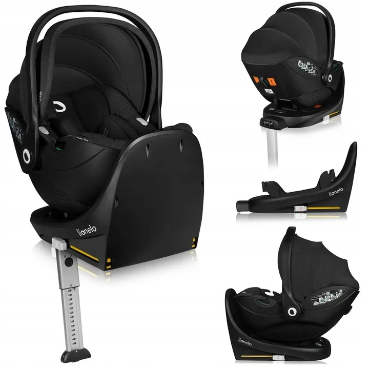 База з автокріслом Lionelo MOXIE I-SIZE SET BLACK CARBON — Photo 5