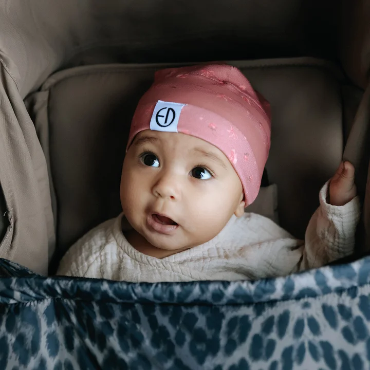 Дитяча шапка Elodie Details Winter Beanie Pink Petit River Rose 0-6 міс — Photo 11