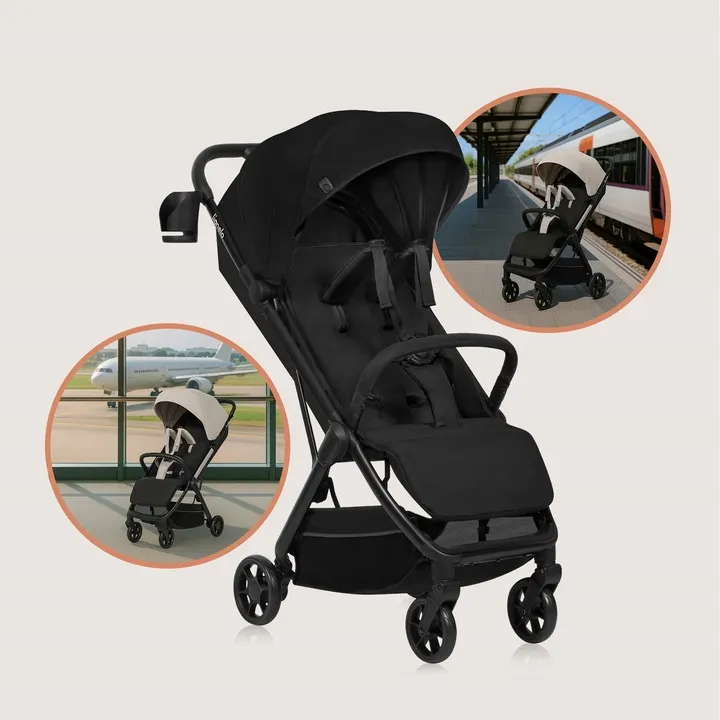 Прогулянкова коляска Lionelo JULIE AIR BLACK ONYX — Photo 7