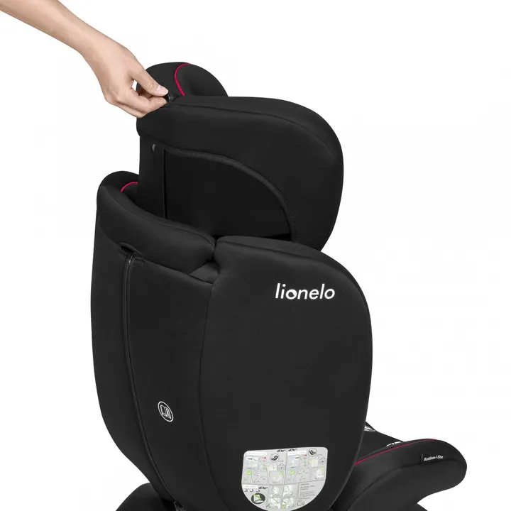 Дитяче автокрісло Lionelo BASTIAAN I-SIZE BLACK RED — Photo 20