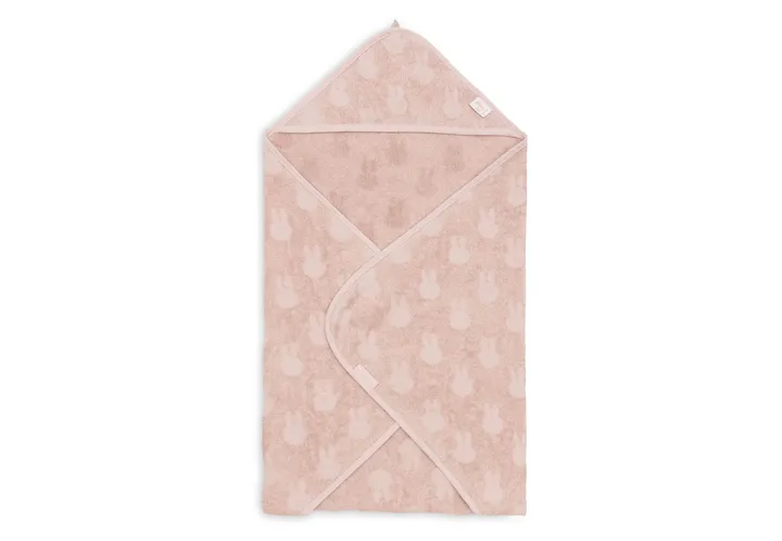 Рушник з капюшоном Jollein Terry 75×75 Miffy жаккард, дика троянда — Photo 7