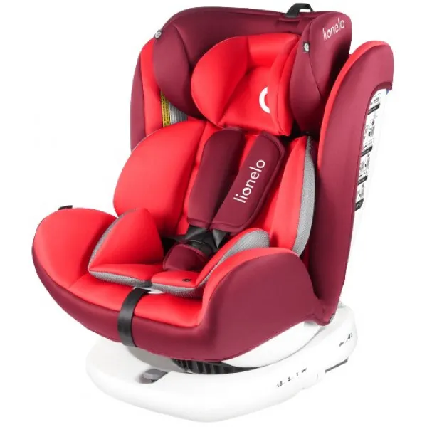 Дитяче автокрісло Lionelo BASTIAAN RED (white base) — Photo 4