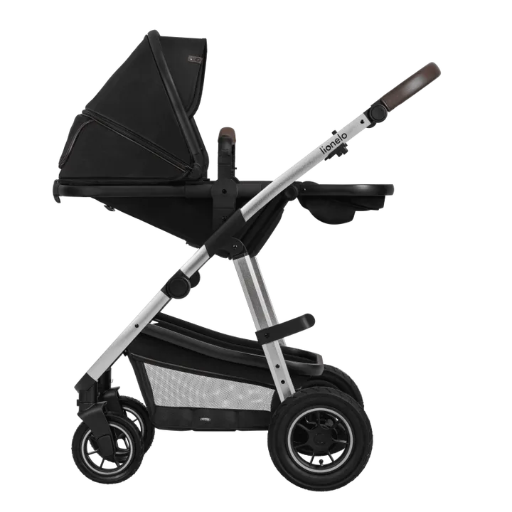 Універсальна коляска 3 в 1 Lionelo AMBER BLACK SILVER — Photo 8