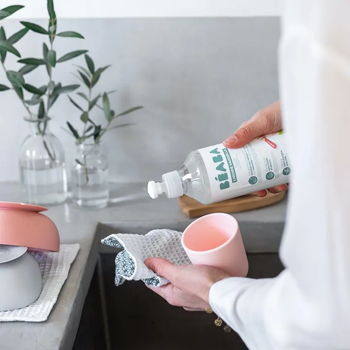 Засіб органічний миючий для дитячого посуду, пляшок, сосок Beaba 500 мл, арт. 910000 — Photo 10