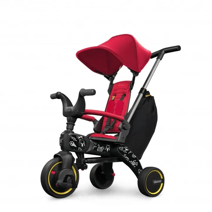 Складний триколісний велосипед Doona Liki Trike S3 / Flame Red — Photo 5