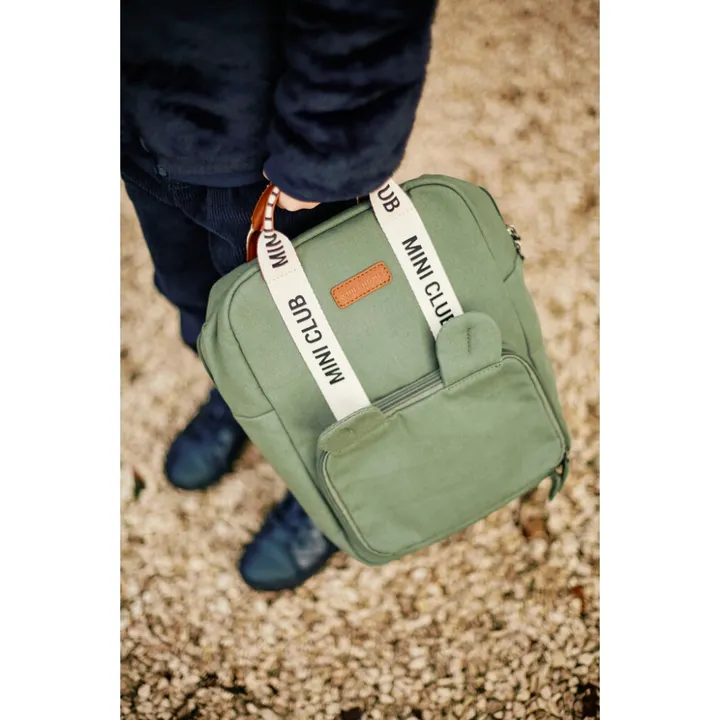 Рюкзак дитячий Childhome Mini Club canvas green, арт. CWKIDSCGR — Photo 16