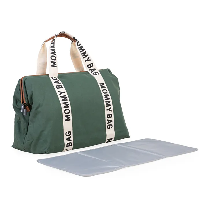 Сумка Childhome Mommy bag Signature canvas green, арт. CWMBBSCGR — Photo 17