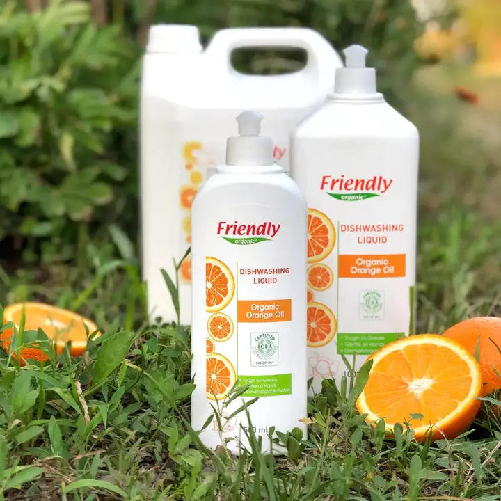 Органічний засіб для миття посуду Friendly Organic з апельсиновою олією 1000 мл — Photo 15