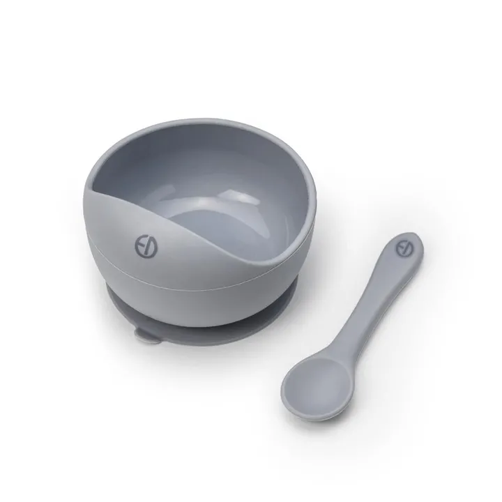 Набір для годування Elodie Details Silicone Bowl Set Sunrise Blue — Photo 2