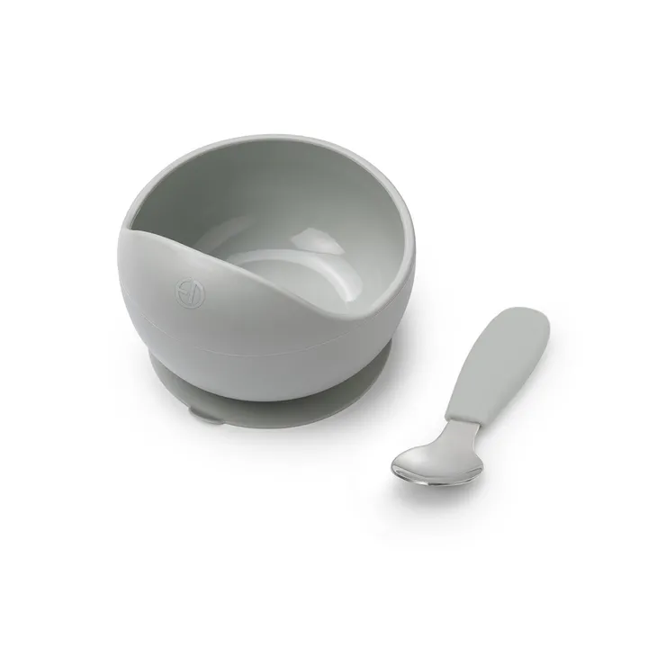 Набір для годування Elodie Details Silicone Bowl Set Mineral Green — Photo 2