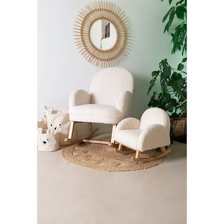 Крісло - гойдалка дитяче Childhome teddy white, арт. RCKTOW — Photo 18