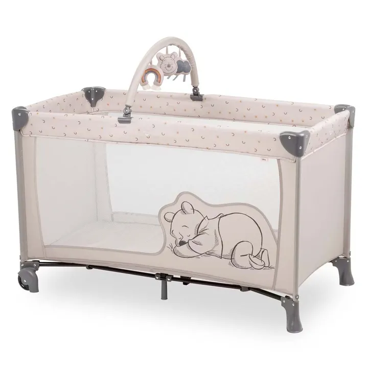 Дитячий манеж Hauck Dream N Play Go Pooh Rainbow Beige