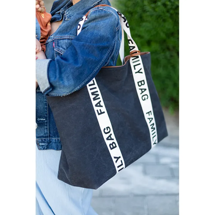 Сумка Childhome Family bag canvas black, арт. CWFBSCBL — Photo 22