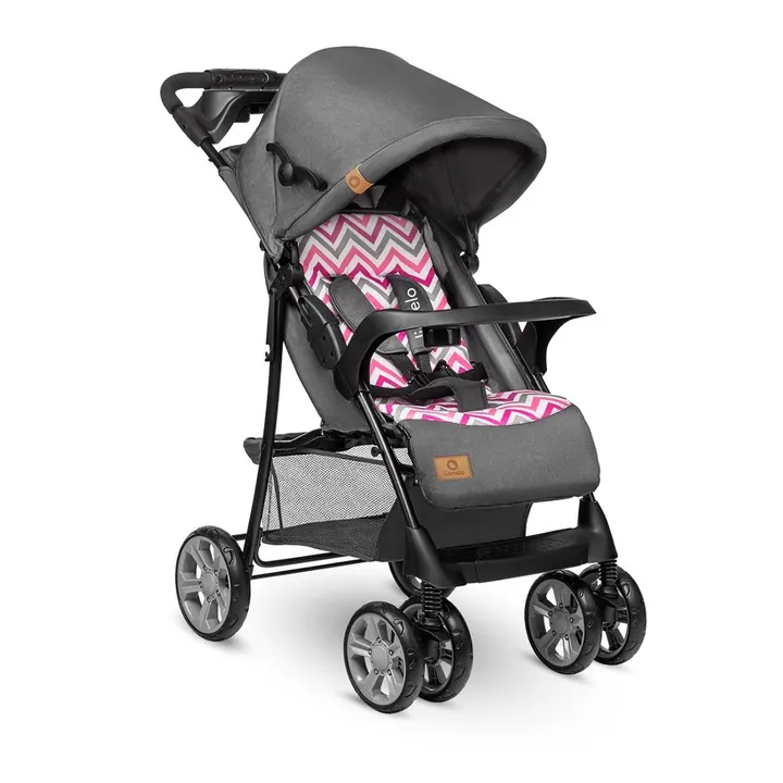 Прогулянкова коляска Lionelo EMMA PLUS PINK SCANDI — Photo 4