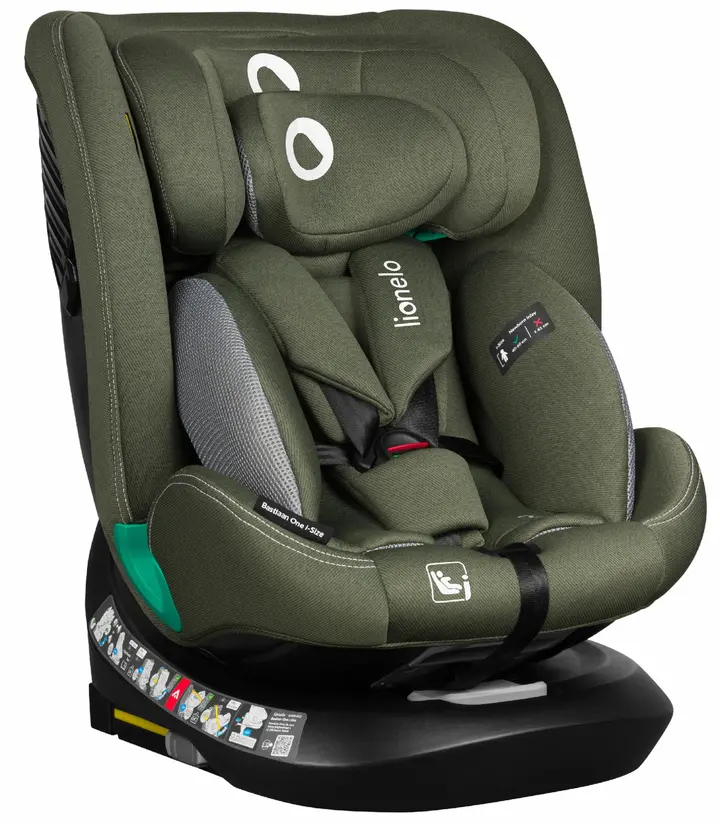 Дитяче автокрісло Lionelo BASTIAAN ONE I-SIZE GREEN OLIVE — Photo 7