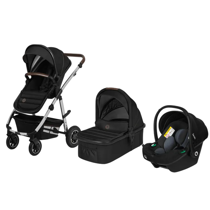 Універсальна коляска 3 в 1 Lionelo AMBER BLACK SILVER — Photo 6