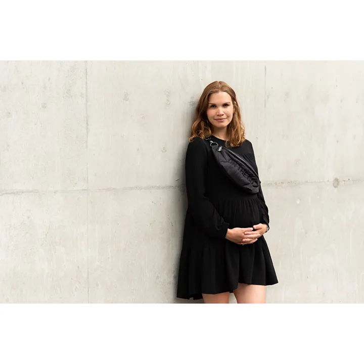Сумка через плече Childhome Banana bag puffered black, арт. CWBANAPBL — Photo 21