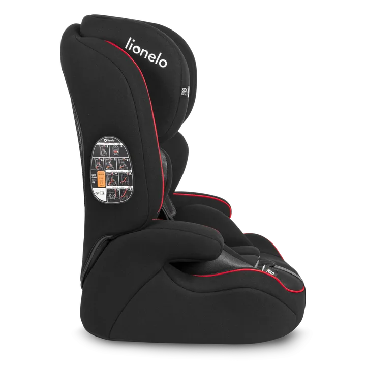 Дитяче автокрісло Lionelo NICO BLACK RED — Photo 8