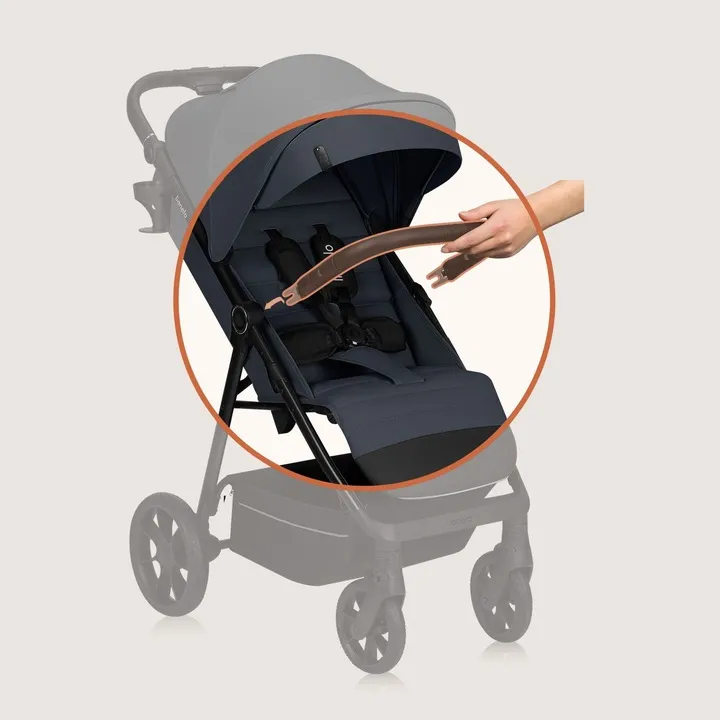 Прогулянкова коляска Lionelo IVA GREY GRAPHITE — Photo 9