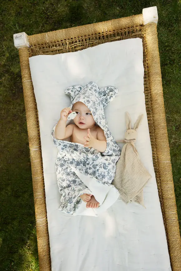 Рушник з капюшоном Elodie Detail Garden Leo Toile — Photo 3