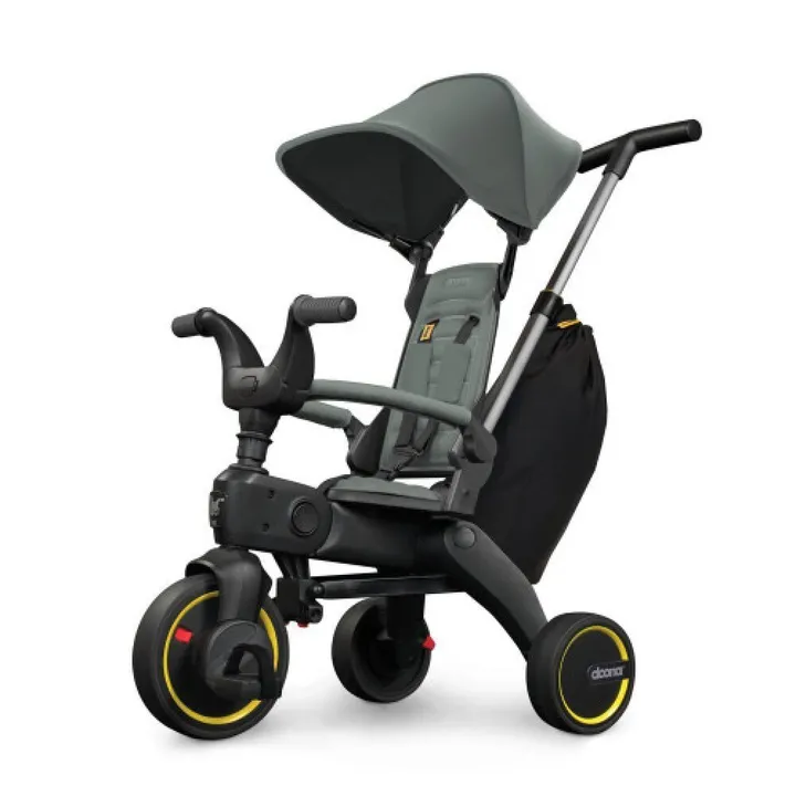 Складний триколісний велосипед Doona Liki Trike S3 / Slate Green — Photo 5