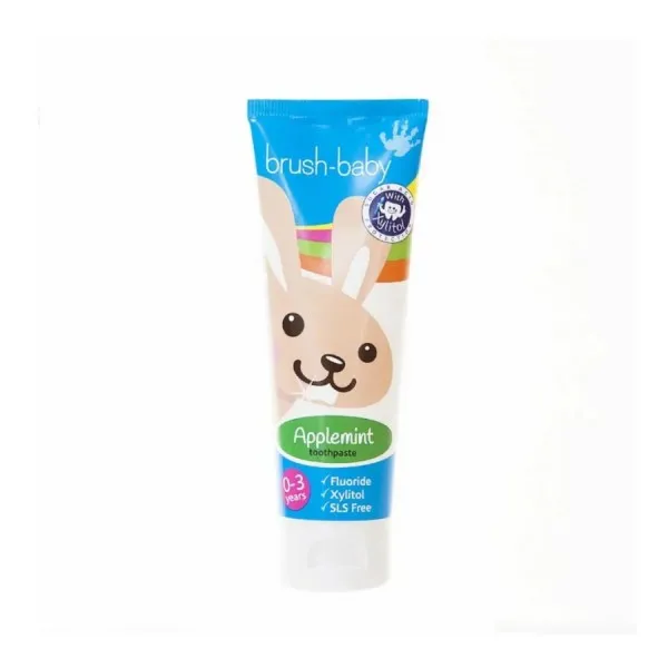 Зубна паста Applemint (від 0 до 3 років) (12мл), (Brush-baby)