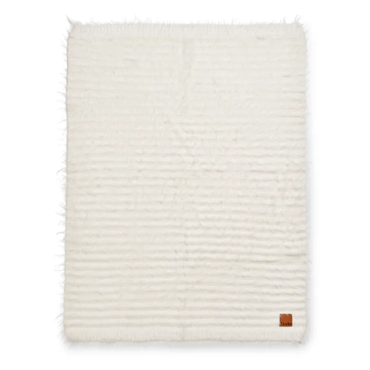 Плед Elodie Details Furry Knit Blanket Vanilla White — Photo 7